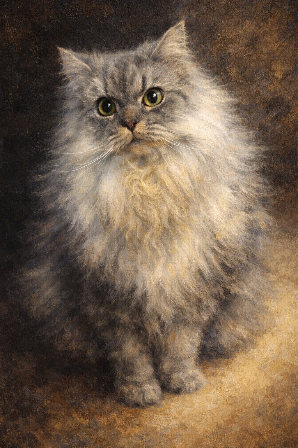 「静かに見つめる気配」