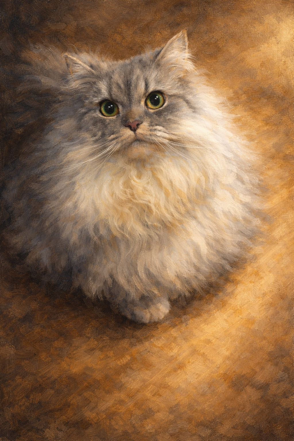 「静かに見つめる気配」