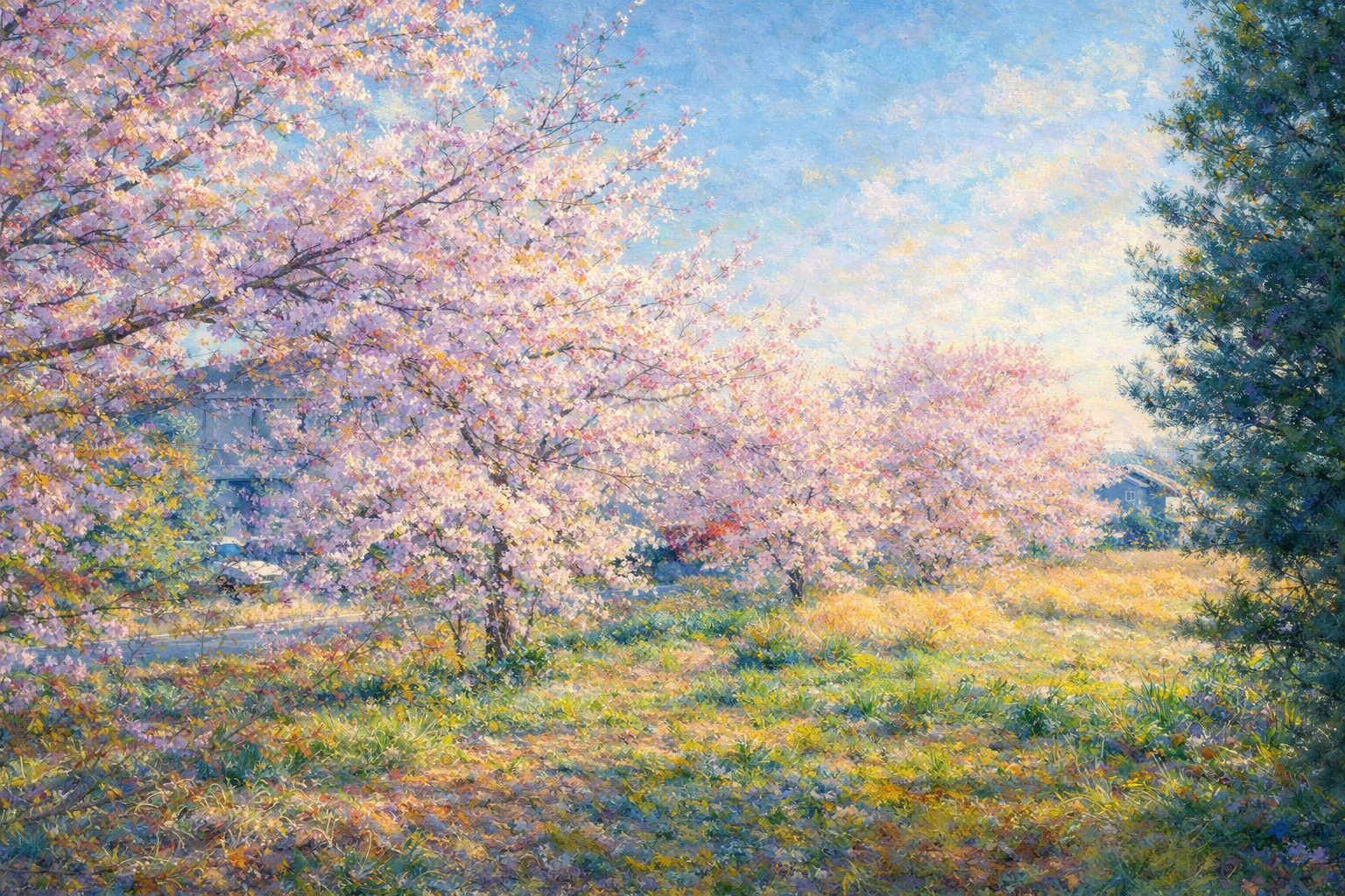 「春の空気がほどける場所」