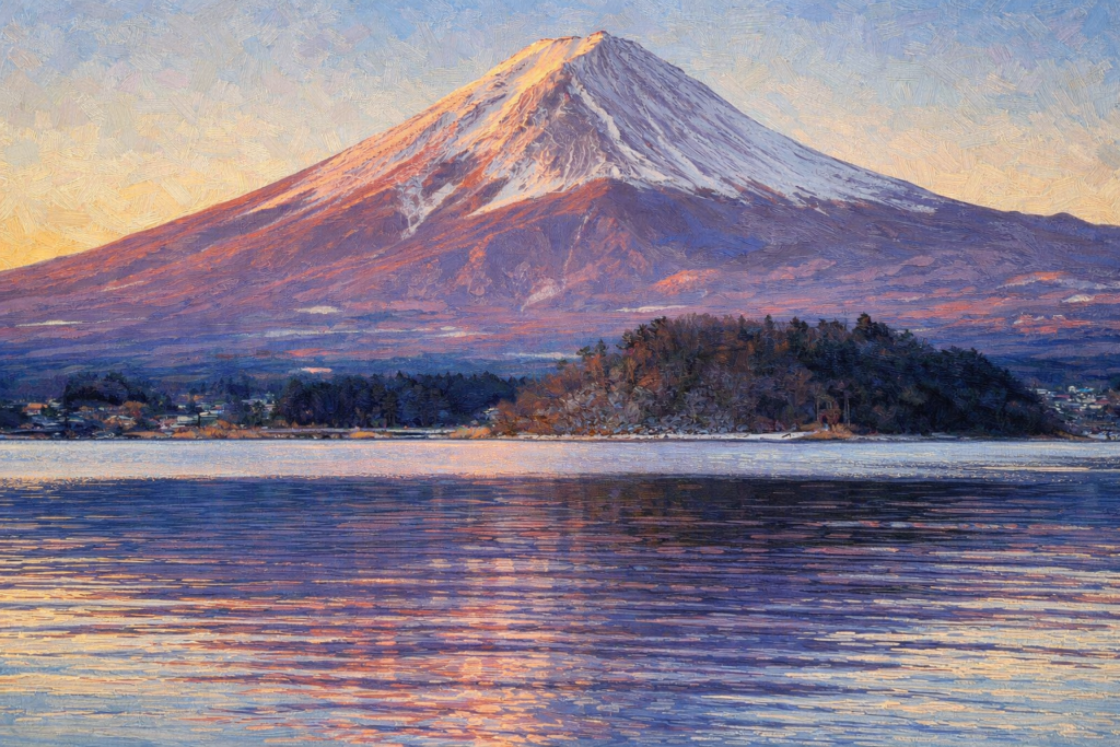 Dawn Light Breathing on the Lake – Fuji in Sacred Stillness Dawn Light Breathing on the Lake – Fuji in Sacred Stillness