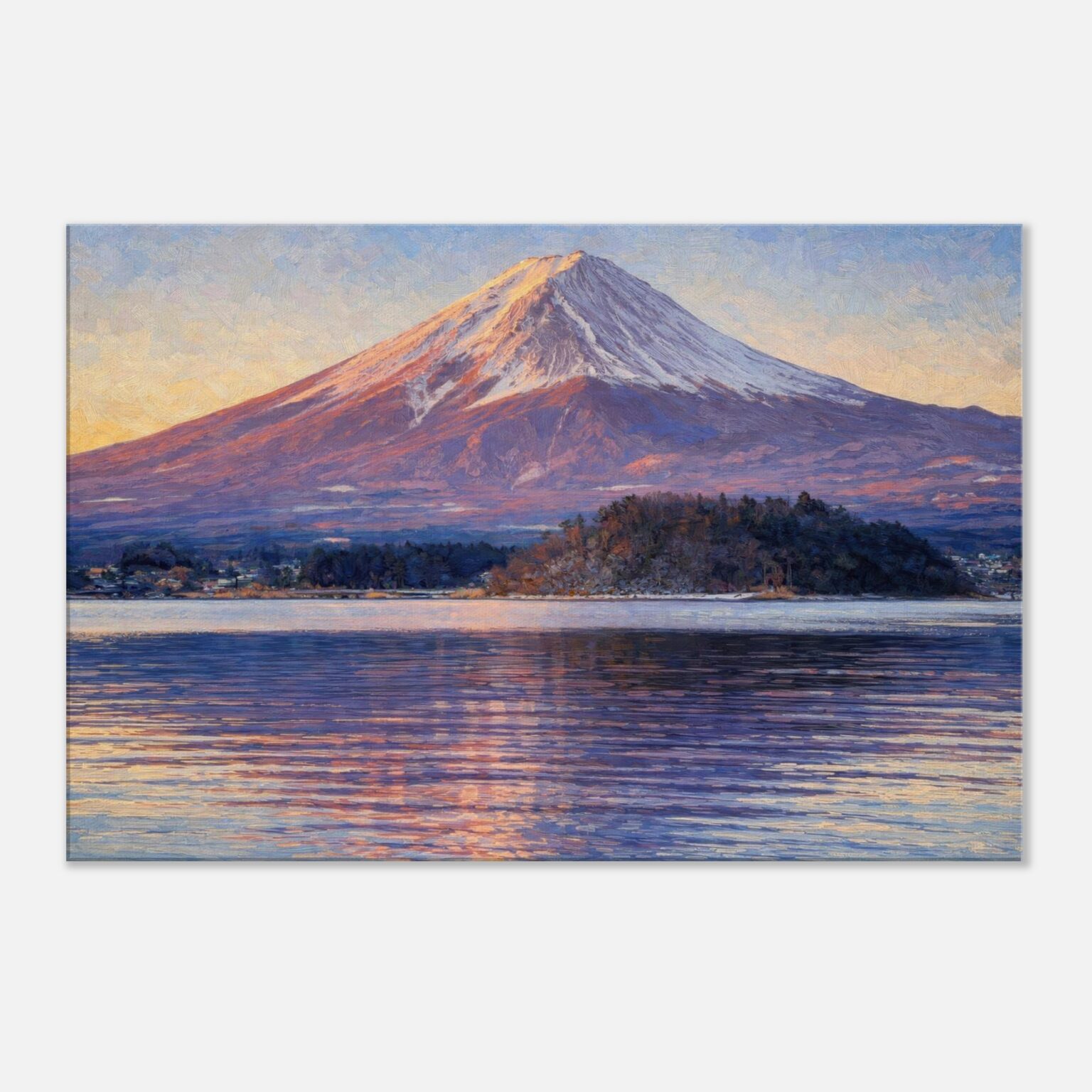 Fuji at Dawn – Morning Afterglow