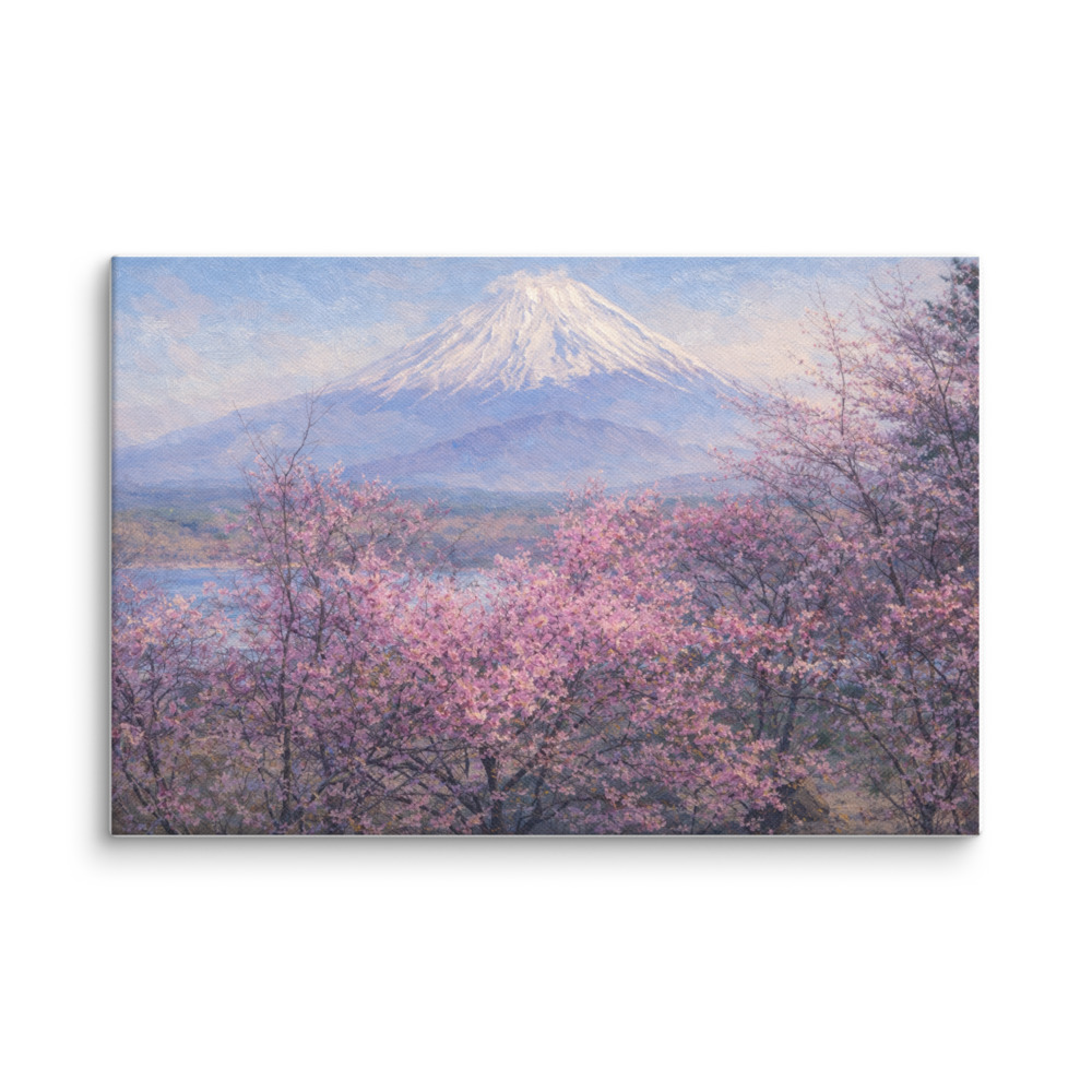 Lake Shoji, in the light of Spring